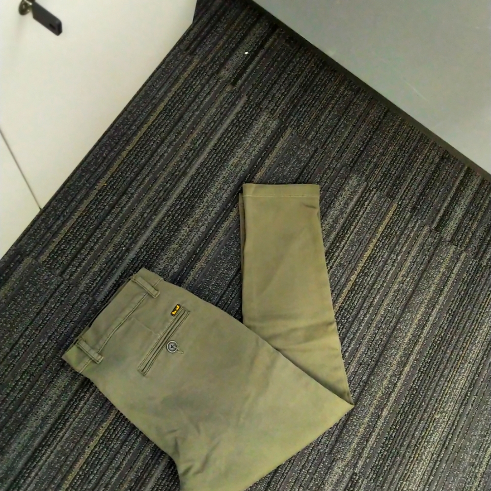 Fendi olive green Chino casual pants